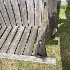 【受け渡し者決まりました】屋外用木製ブランコ の画像