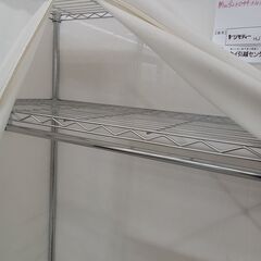 ★リユースのサカイ日立店★HJ7817  キャスター付きハンガーラック ホワイト（カバー） H182×D44×W92 クリーニング済み の画像