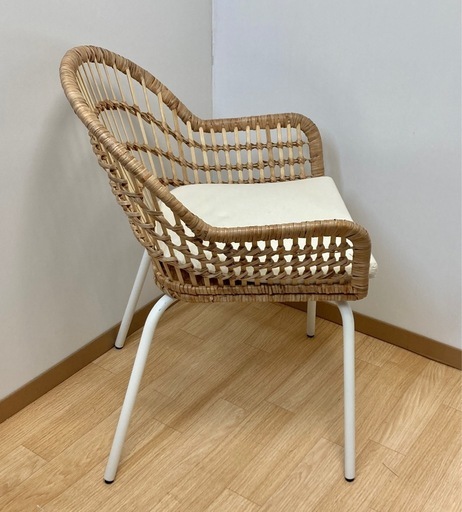 IKEA NILSOVE イケア ニルソーヴェ ラタンチェア (マット付き) IKEA