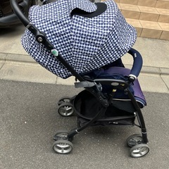 ベビーカー　Aprica ラクーナビッテソファークッション　ネイビーの画像