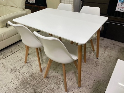 【愛品館 江戸川店 】ダイニングテーブル5点セット 河口家具製作所