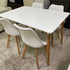 【愛品館 江戸川店 】ダイニングテーブル5点セット 河口家具製作所の画像