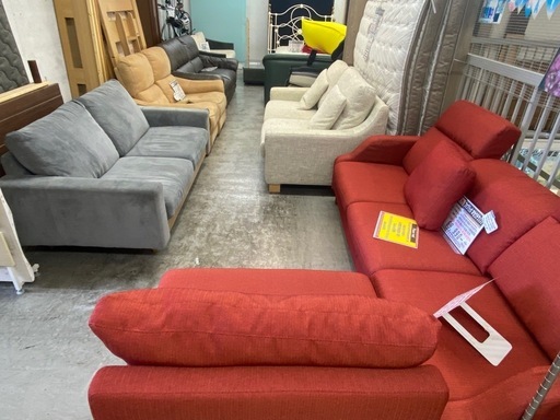 【愛品館 江戸川店 】2.5人掛け ファブリックソファ NITORI（ニトリ）