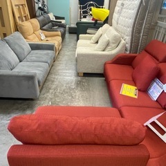 【愛品館 江戸川店 】2.5人掛け ファブリックソファ NITORI（ニトリ）の画像