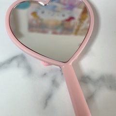 ゆめかわ うさぎ ハート リボン ピンク ミラー ホイップデコの画像