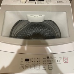 【スイ様専用】ニトリ 全自動洗濯機 NT60L1（6kg）2024年製【美品】ニトリ 2ドア冷蔵庫 NTR-106（106L）2024年製　の画像