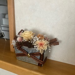 プリザーブドフラワー　ブラウン系①の画像