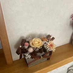プリザーブドフラワー　ブラウン系①の画像