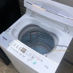 Hisence 洗濯機　HW-E4503 4.5kg 2020年製の画像