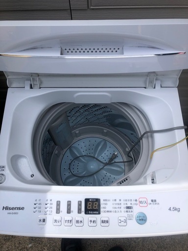 Hisence 洗濯機　HW-E4503 4.5kg 2020年製