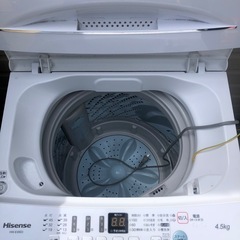 Hisence 洗濯機　HW-E4503 4.5kg 2020年製の画像