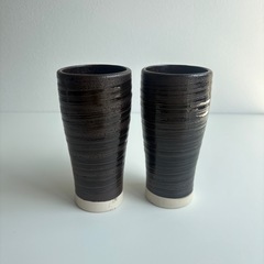 ペアグラス　湯呑み　コーヒー　陶器の画像