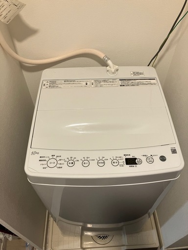 【現地引渡】ビックカメラ・全自動洗濯機BW-45A-W