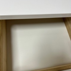 4段引き出し　白　木製の画像