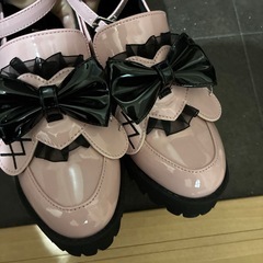 マイメロディ 厚底ローファー Mサイズの画像