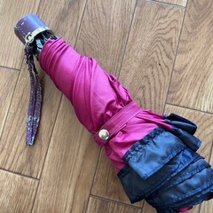 ピンク　折りたたみ傘の画像