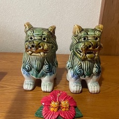シーサー　置物　陶器の画像