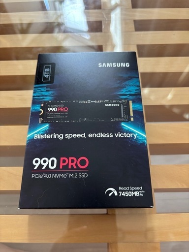 【最安値】Samsung 990 PRO 4TB PCIe Gen 4.0 x4 (最大転送速度 7,450MB/秒) NVMe M.2 (2280) 内蔵 SSD MZ-V9P4T0B-IT/EC 国内正規保証品