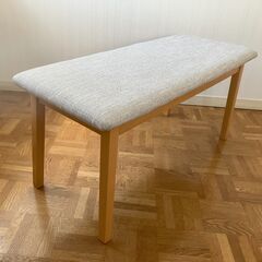 決まりました  ダイニングベンチ　色：ライトブラウン