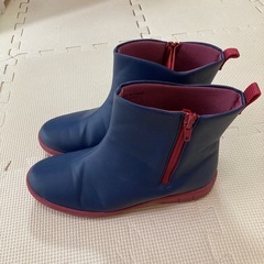 Pansy ショートレインブーツ　ネイビー
の画像