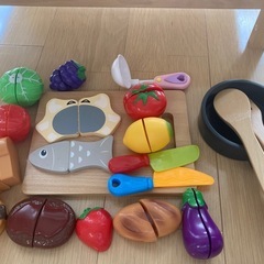 子供キッチンセットの画像