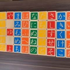 アンパンマン　ひらがな　木のおもちゃ
　　の画像
