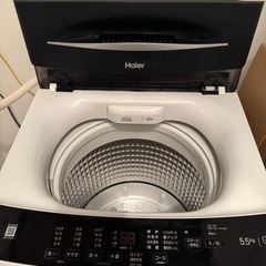 ハイアール全自動洗濯機　5.5Kgの画像