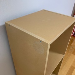 無印良品 パルプボードボックス・タテヨコＡ４サイズ・３段・ベージュの画像