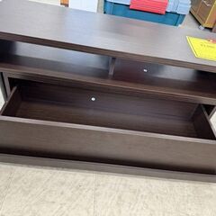 J3009　【リユースのサカイ柏店】　拡張式テレビ台　伸縮式テレビボード　収納付　木製の画像