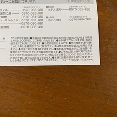 伊藤園ホテルズ割引券の画像