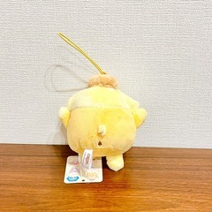 新品未使用 サンリオ ポムポムプリン ギューしてちょいデカマスコットの画像