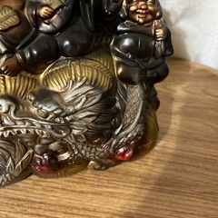 七福神置物インテリア　七福神貯金箱　オブジェ　縁起物　龍　竜　開運グッズの画像