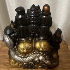 七福神置物インテリア　七福神貯金箱　オブジェ　縁起物　龍　竜　開運グッズの画像