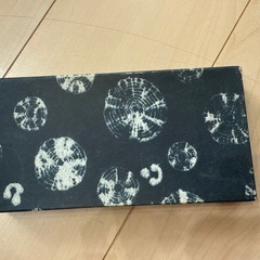 民芸　絣 長財布　の画像