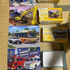明日まで！くもんのジグソーパズル STEP2〜3　4セットの画像