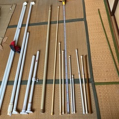 突っ張り棒長さ様々、1本の値段の画像