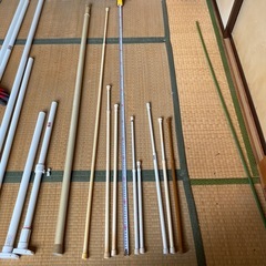 突っ張り棒長さ様々、1本の値段の画像