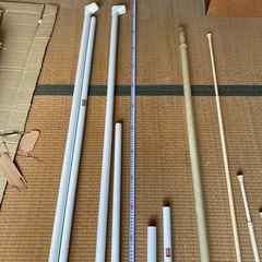 突っ張り棒長さ様々、1本の値段の画像
