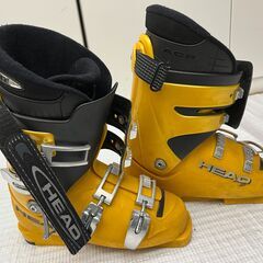 ij5183A スキーブーツ 2点 カザマ KAZAMA Spax 3J 21～22cm HEAD 250 Xti ACP 約25cm～ ウィンタースポーツ 雪遊び スキー用具の画像