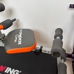 【完動品】腹筋マシーン　ワンダーコア　フィットネス用品の画像