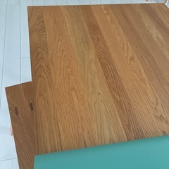 【急募】無印良品！ダイニングテーブルとベンチ【無垢材】の画像