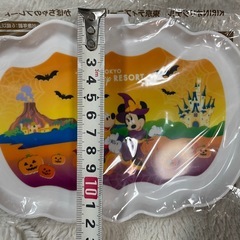 【新品未使用】ディズニー　ミニー　ミッキー　プレート　ハロウィン　東京ディズニーの画像