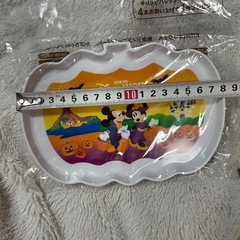【新品未使用】ディズニー　ミニー　ミッキー　プレート　ハロウィン　東京ディズニーの画像
