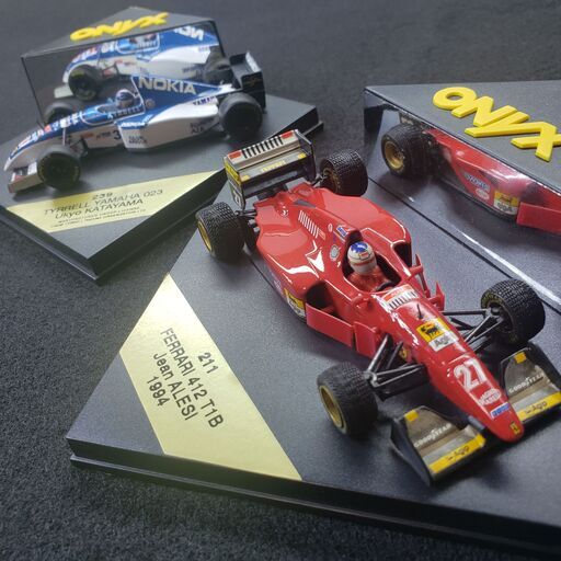 【2台セット】ONYX 1/43 F1 ミニカー 片山右京 ジャン・アレジ