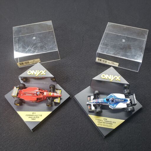 【2台セット】ONYX 1/43 F1 ミニカー 片山右京 ジャン・アレジ