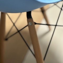 アイリスプラザ 椅子 ダイニングチェア シェルチェア おしゃれ 勉強 リプロダクト 天然木脚 の画像