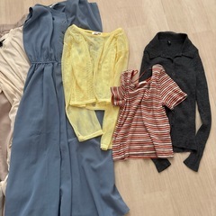 １着100円 S-M 7着ほどレディース 洋服 ワンピース トップス パンツ スカートの画像