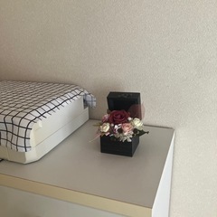 プリザーブドフラワー　ブラック&レッド②の画像