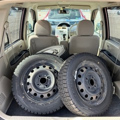 三菱　ekワゴン 4WD　車検２年付！　冬タイヤ付き！の画像