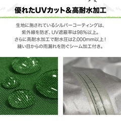 1回使用‼️大型タープテント 3m✖️2m 値下げ交渉可！の画像